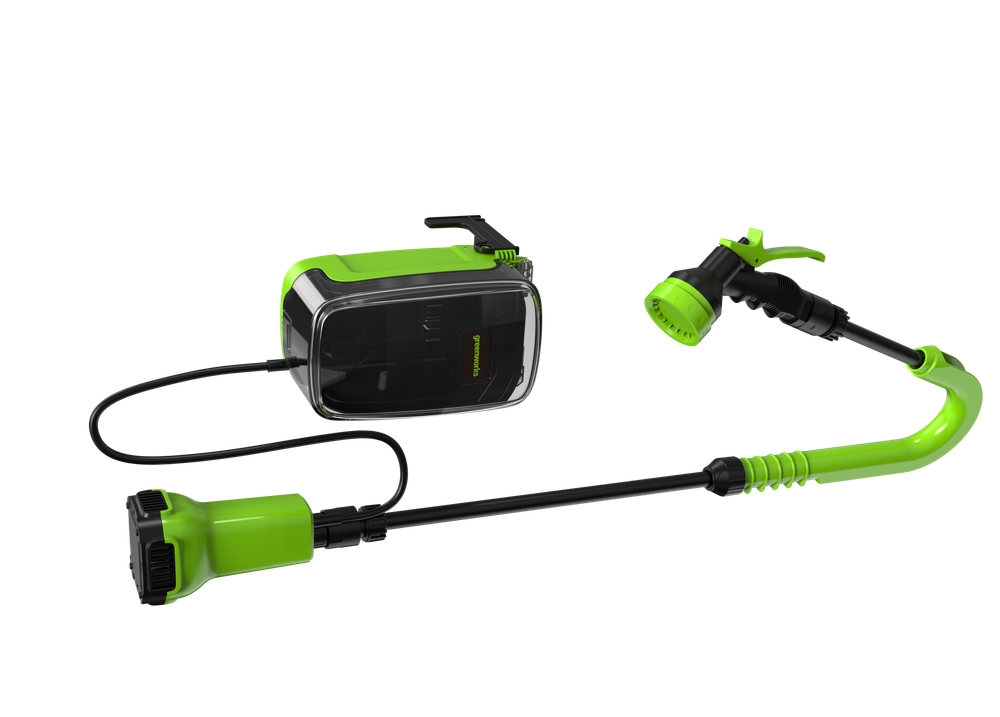 Насос аккумуляторный для полива из бочки Greenworks G24SWP Арт. 3401007UA, 24V, с АКБ 2Ач и ЗУ