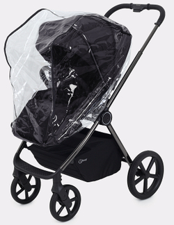 Детская коляска Rant Teo Black Chrome 3 в 1 Black