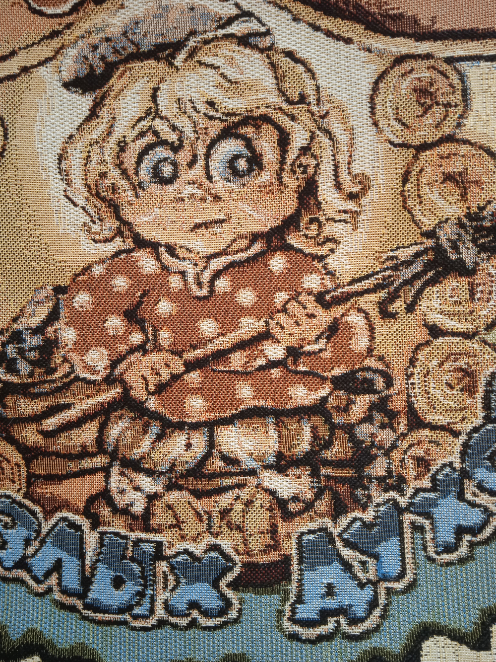 Декоративный гобеленовый чехол для интерьерной подушки Оберег От злых духов 38*38