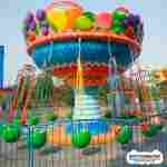 Большая цепочная карусель «Фруктовый вихрь», 16 мест, 6×6×4,5 м