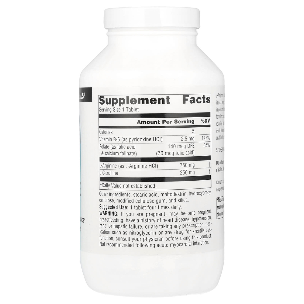 Source Naturals, Комплекс L-аргинина и L-цитруллина, 1000 мг, 240 таблеток