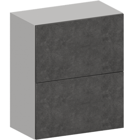 Кухня Модуль ШВГ 601Г Графит / Бетон