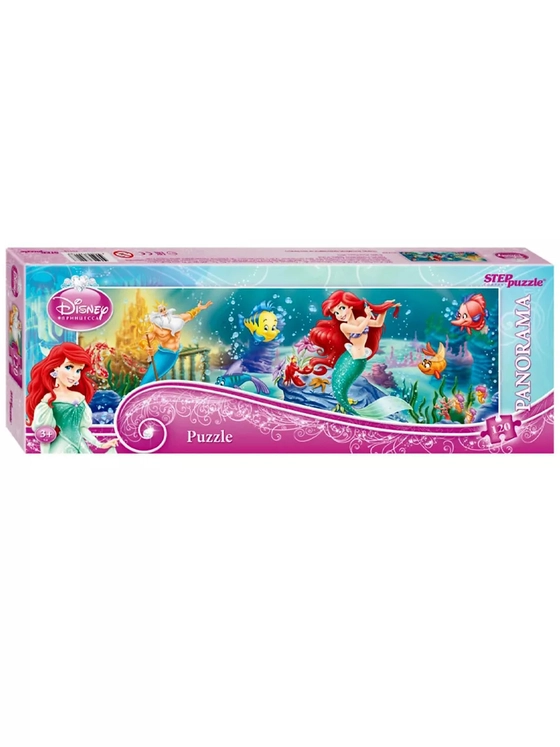 Пазл панорама для детей 3 4 5 лет Русалочка 120 элементов