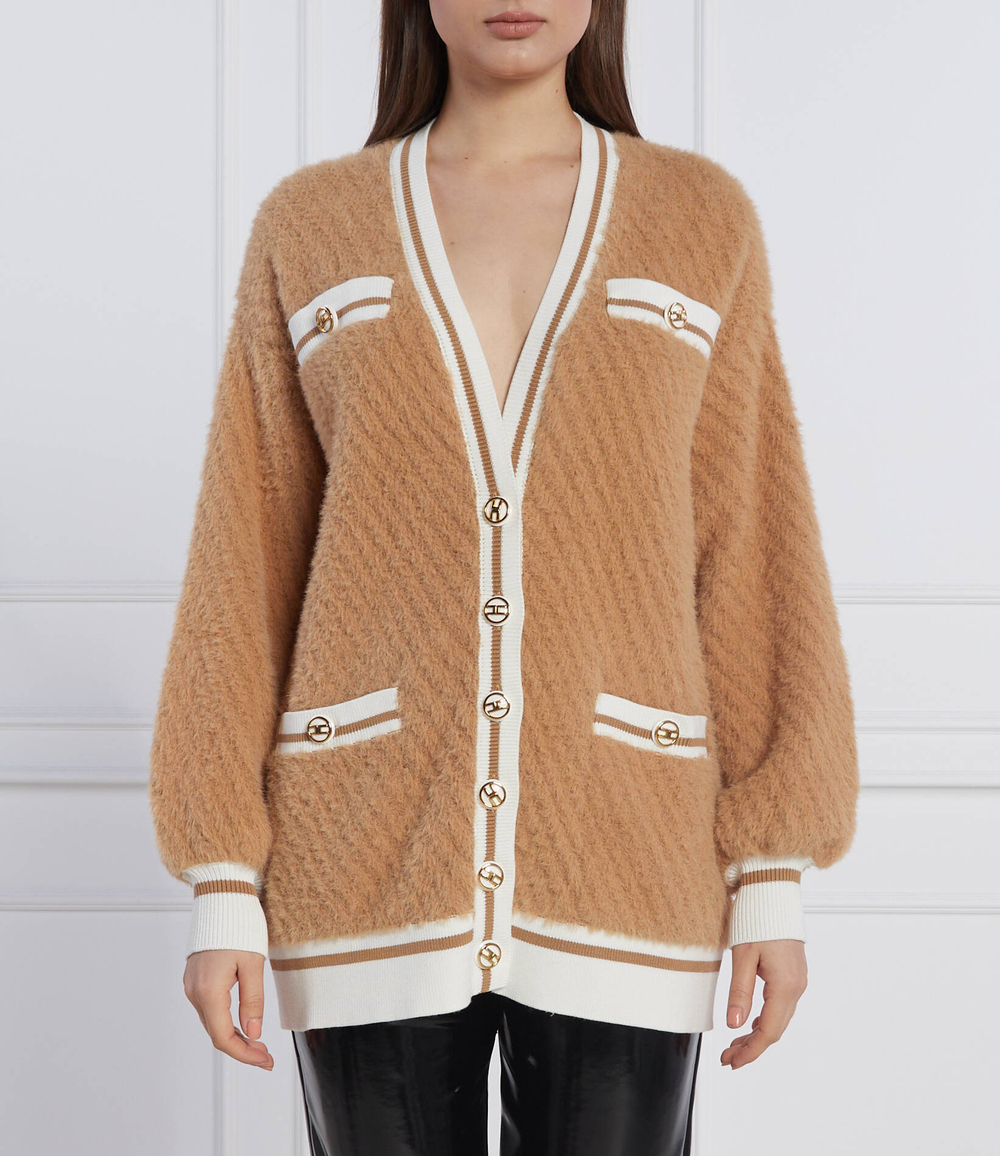 кардиган Elisabetta Franchi - светло-коричневый(MK64M26E2)