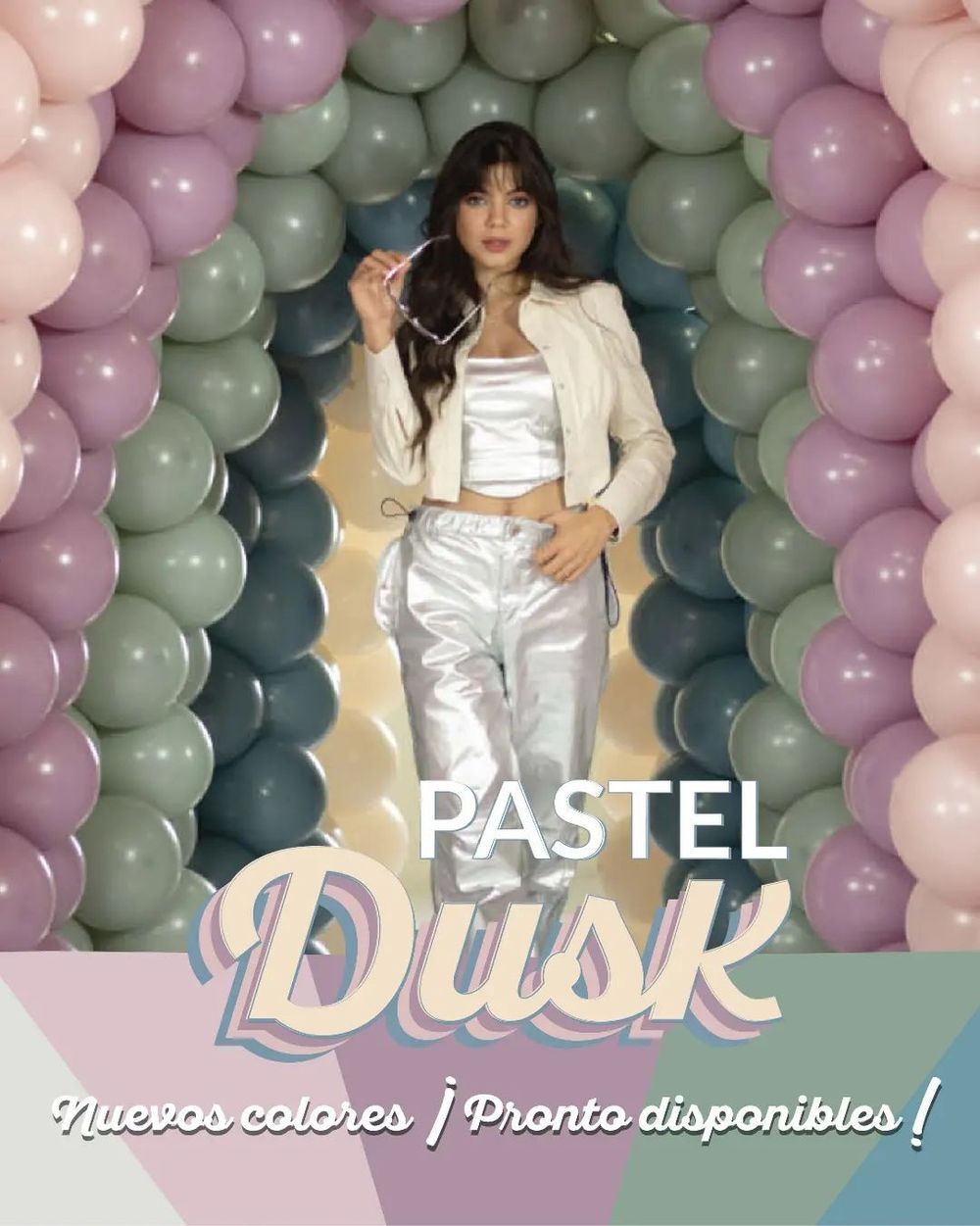 Шар (12''/30 см) Пыльная роза (110), пастель ретро, 12 шт.