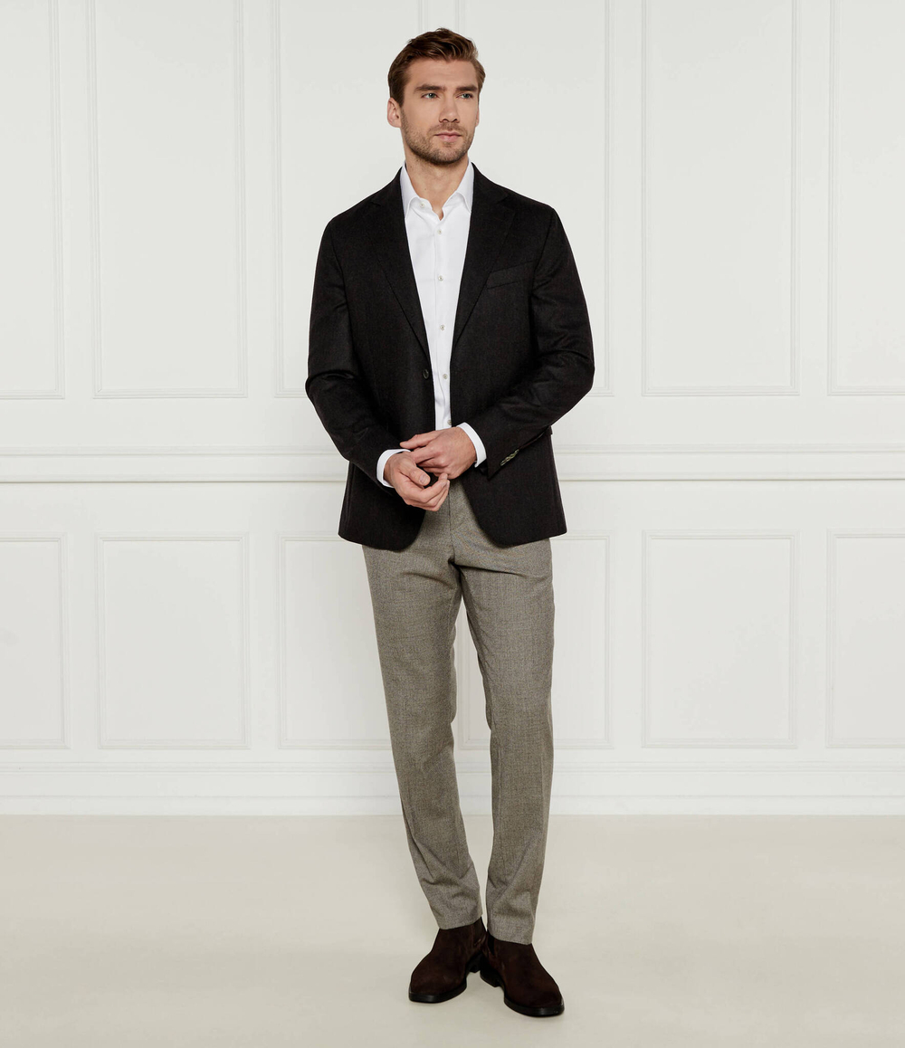 Брюки H-Genius-DTL-243 BOSS BLACK - серый(50527969)