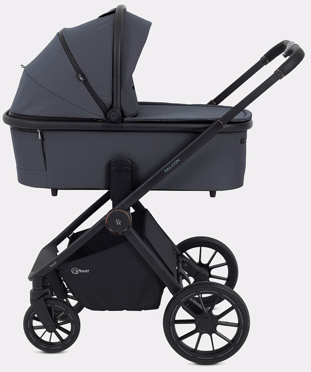 Детская коляска Rant Falcon Neo 3 в 1 с автокреслом Cruise Black Graphite