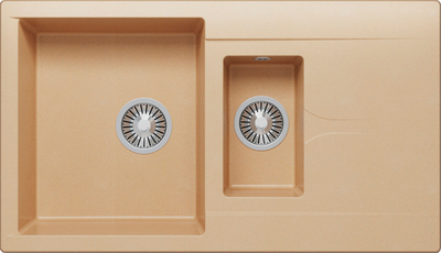 Мойка POLYGRAN BRIG-870 бежевый №27