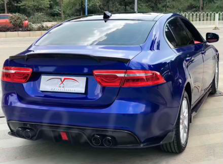 Карбоновый диффузор заднего бампера для Jaguar XE 2015-2020 Ягуар