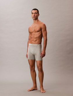 Мужские трусы боксеры-брифы Calvin Klein Cotton Stretch 5-Pack White / Grey / Black
