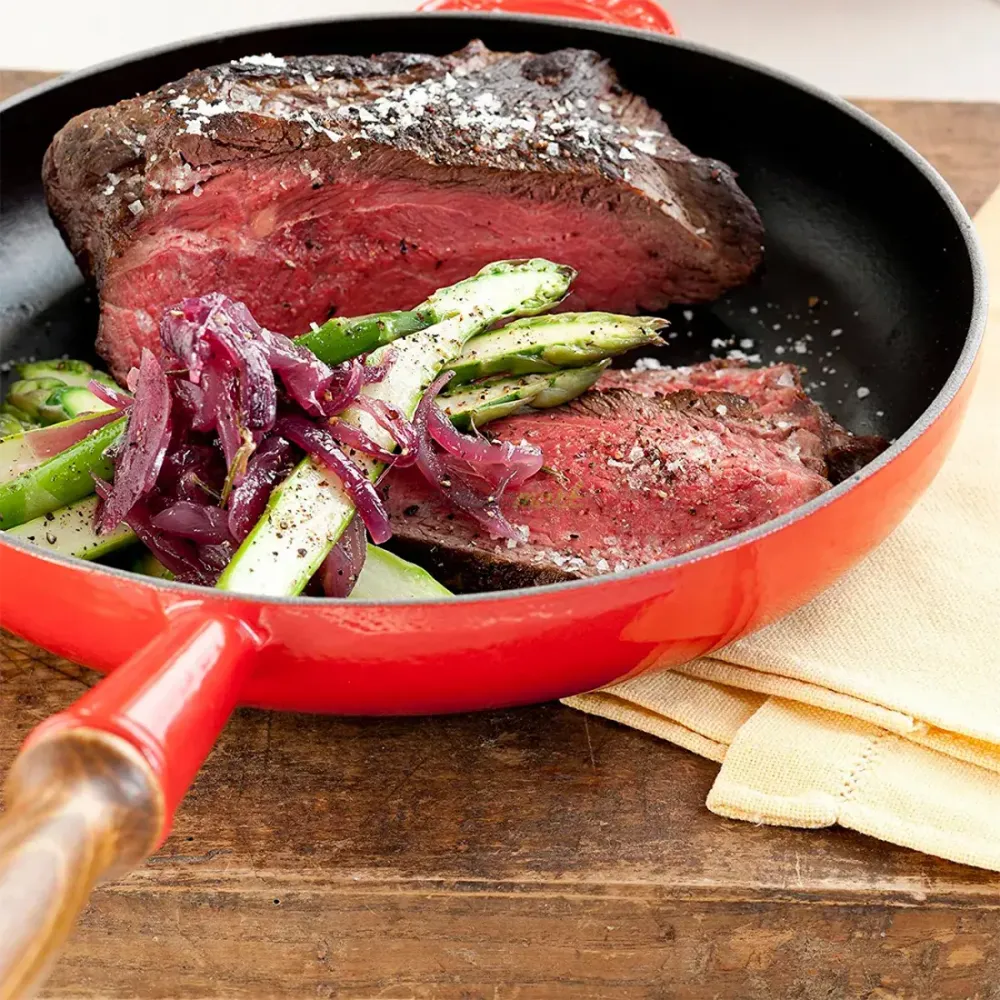 Чугунная сковорода Le Creuset, Оранжевая - 9