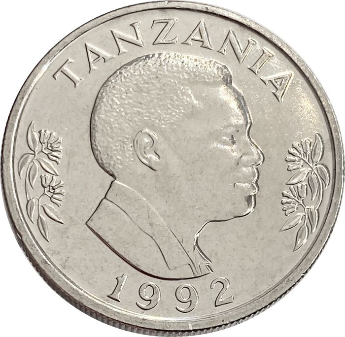 1 шиллинг 1992 Танзания UNC