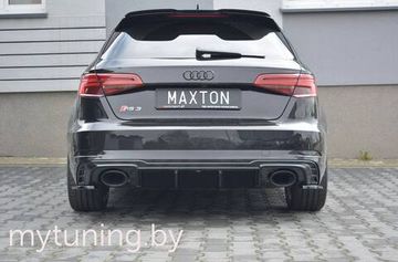 Диффузор бампера заднего для AUDI RS3 8V Sportback (17-...)