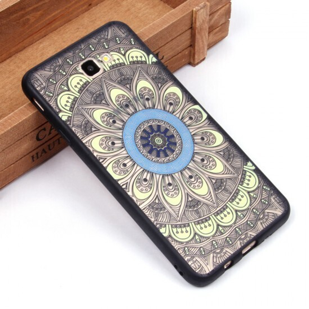 Чехол Кружево для Samsung Galaxy J7 Prime, 003534