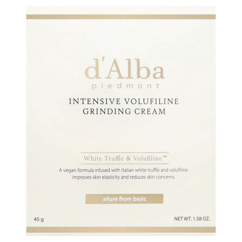 d'Alba, интенсивный крем для растирания кожи Volufiline, 45 г (1,58 унции)