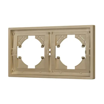 Рамка пластиковая FRM-TENDO-SFPL-2-GD (Arlight, -) 054647