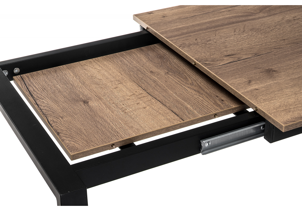 Стол деревянный Woodville Центавр велингтон, черный матовый