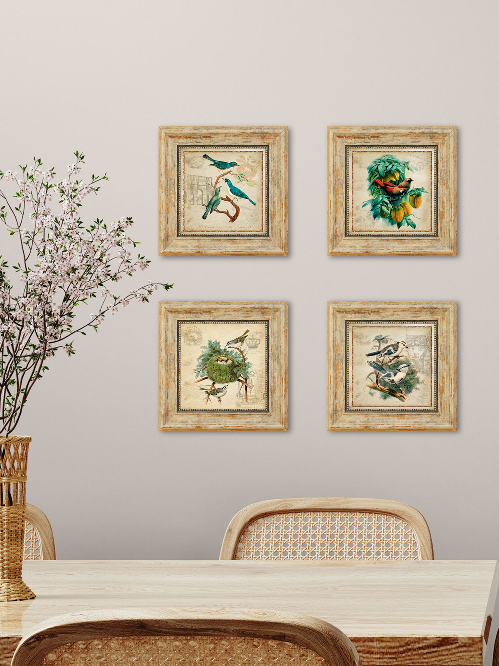 Картина на стену для интерьера на холсте в раме 29*29 см