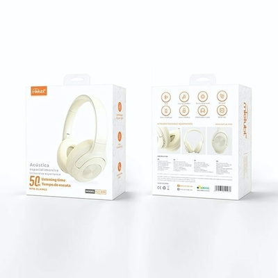 Bluetooth - гарнитура Mietubl MTB-BLHM02, накладные, BT5.3, 500mAh Beige