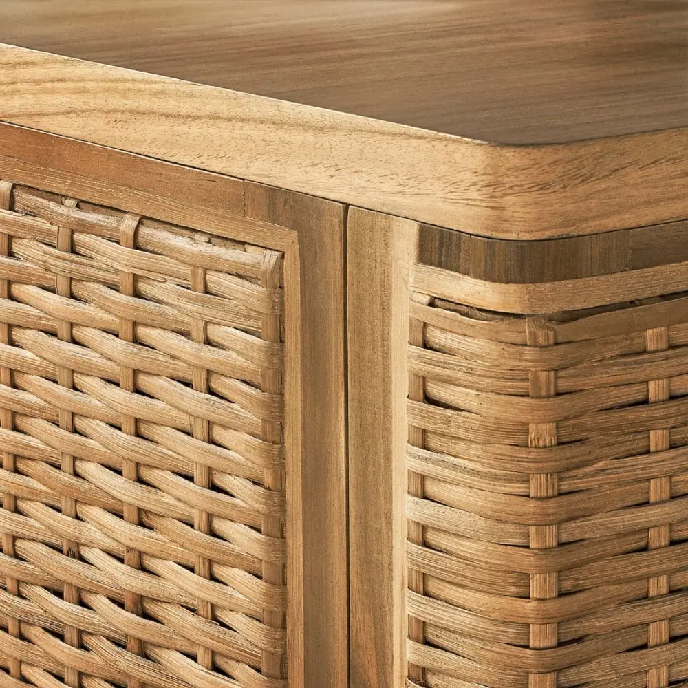 Тумба под ТВ- FRYKSÅS IKEA /ФРИКСОС ИКЕА, ротанг, 157х41х49 см