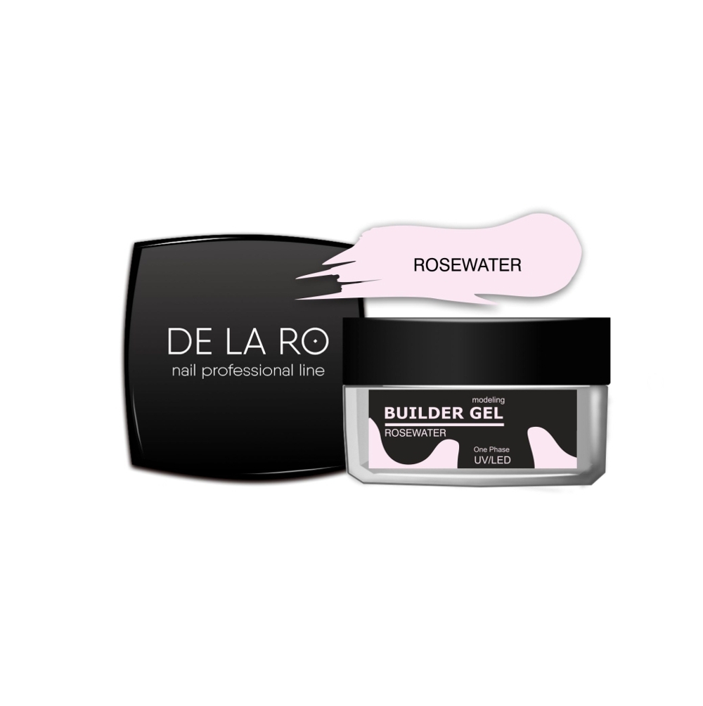 Delaro Моделирующий гель однофазный Rosewater - 15гр