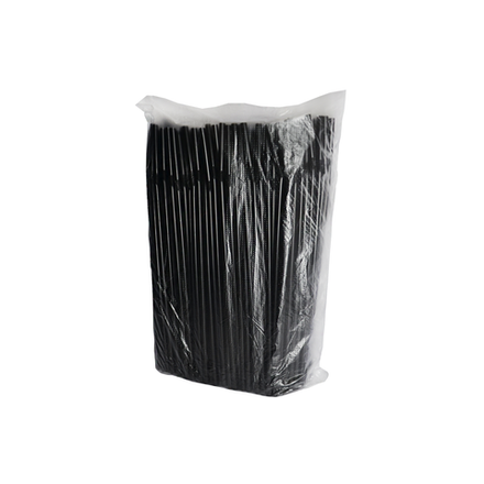 Трубочка с изгибом 5х240 черн AVIORA 250 шт/46