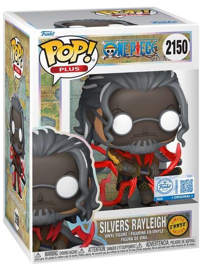 Фигурка Funko POP! Plus Animation One Piece Silvers Rayliegh w/Chase (Exc) (2150) 88298 / Фигурка Фанко ПОП! по мотивам вселенной "Ван Пис", Сильверс Рэйли (ЧЕЙЗ)