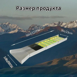 Складной золотой шлюзовый ящик из алюминиевого сплава, портативный желоб для добычи золота, промывка, поиск, извлечение, инструмент