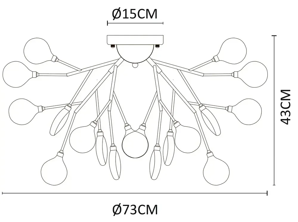 Потолочная люстра Arte Lamp