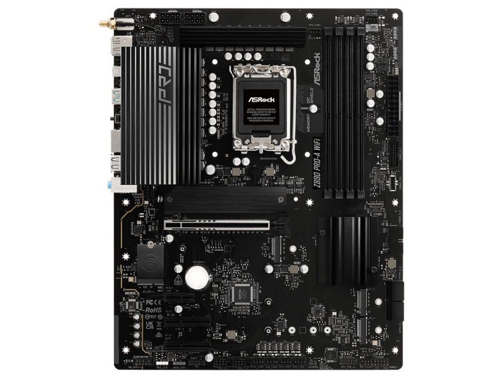 Материнская плата ASRock Z890 Pro-a Wifi, Socket LGA 1851, Intel Z890, ATX, RTL