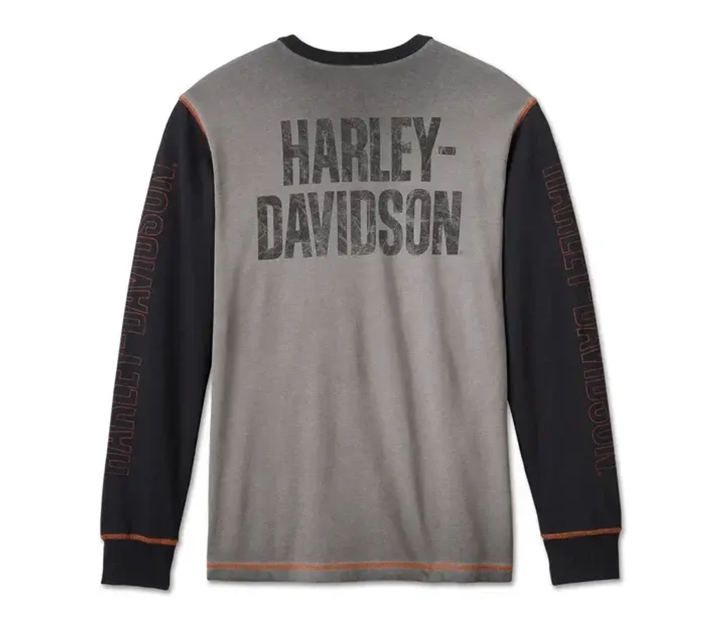 Футболка с длинными рукавами Iron Bar Henley Harley-Davidson