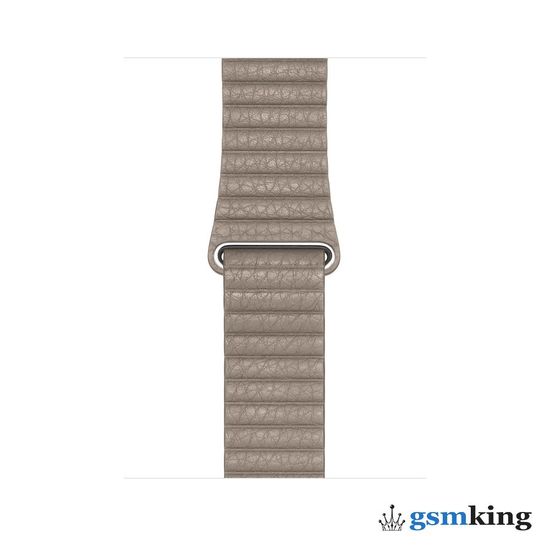 Apple Leather Loop for Apple Watch 42|44|45|49mm M Stone (Бежевый) MTHC2ZM/A
