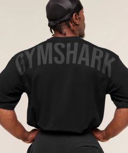 Футболка GYMSHARK Power T-Shirt Blackout