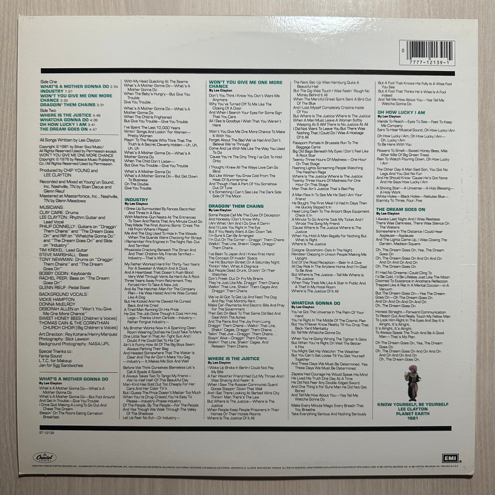 Lee Clayton - The Dream Goes On (США 1981г.)