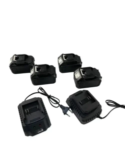 Набор электроинструментов аккумуляторных 6в1 /болгарка, гайковерт, перфоратор, дрель шуруповерт