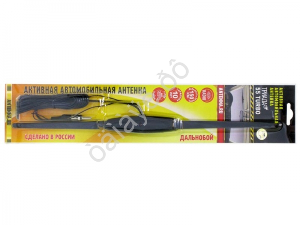 Антена внутр Триада T-55 Turbo Дальнобой с турбо фильтром активная (т-55) блистер