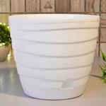 Горшок цветочный Бриз 2,7л, белый