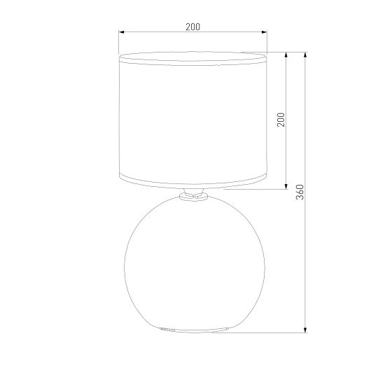 5068 / настольный светильник / Palla