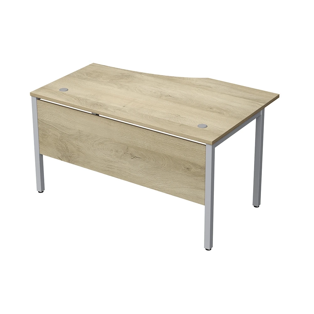 Стол криволинейный на металлокаркасе с экраном из ЛДСП МК40Х40 АВАНС (AVANCE)