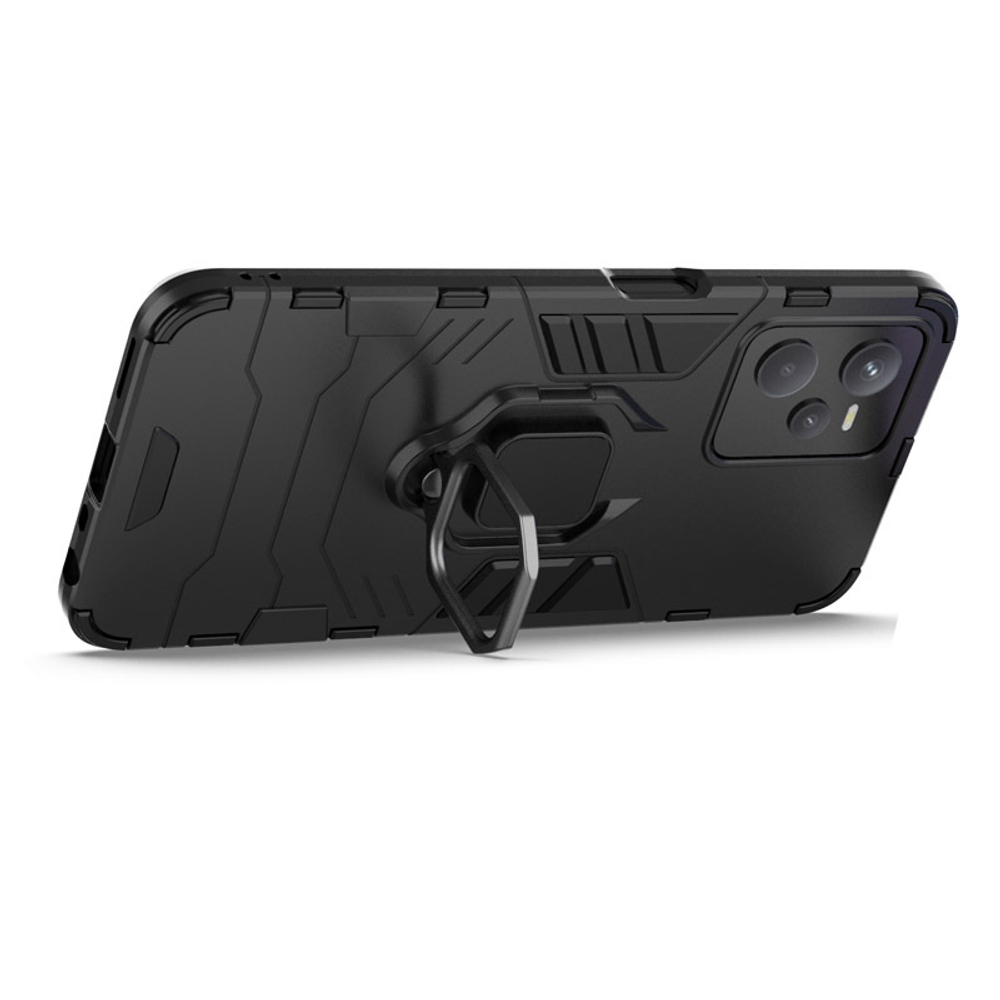 Противоударный чехол с кольцом Panther Case для Realme C35