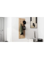 Прихожая с зеркалом Дуб Крафт золотой 165х43х226