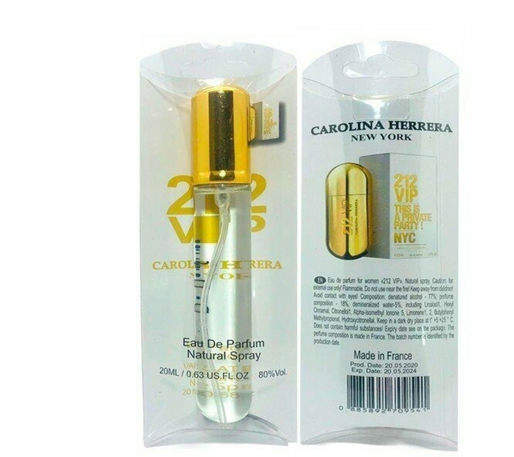 Carolina Herrera 212 VIP edp for woman 20 ml.