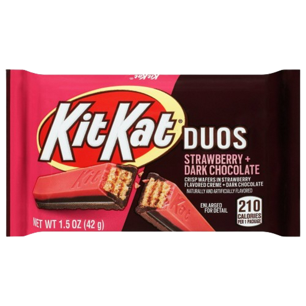 Батончик KitKat Duos Strawberry&Chocolate купить по цене 290 руб в  интернет-магазине комиксов Geek Trip