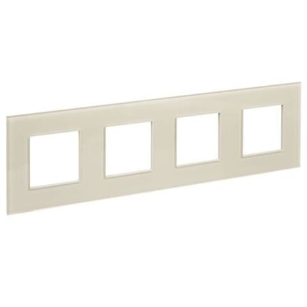 Рамка 4-м SKANDY SK-F24B стекло беж. IEK SK-M42-G-K10