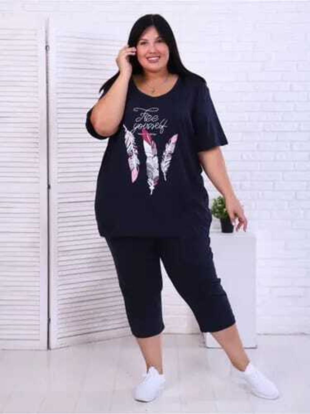 К/ж бриджи+футболка КЖ00032 великан