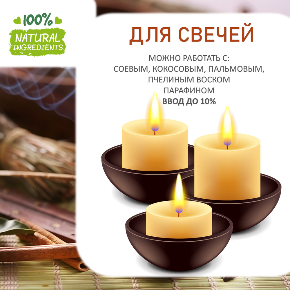 Ладан и Пачули, отдушка для свечей и мыла