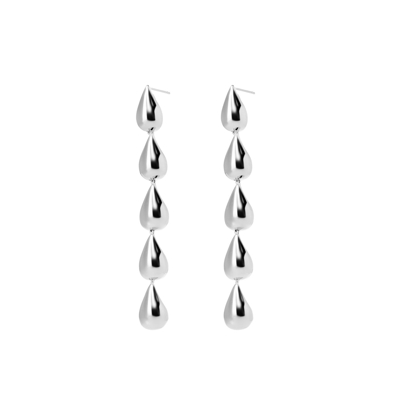 Серьги Drop Threads Earrings – Silver