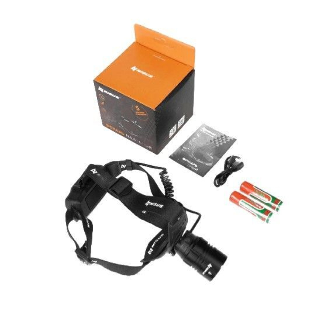 Фонарь налобный PRO N-FN-HL05-D 200 LM, IP44, USB