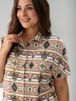 Блузка БЛв-182/ромб-цепи