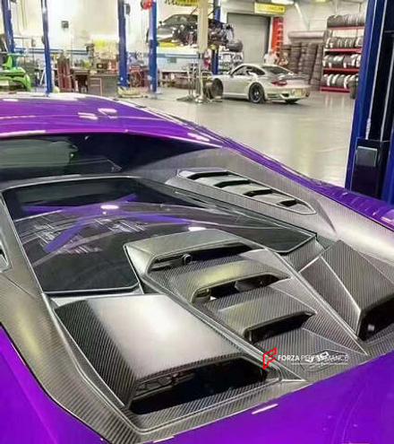 Карбоновая крышка двигателя для Lamborghini Huracan LP580 LP610 Ламборгини Хуракан